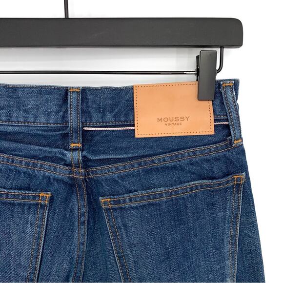 NWT MOUSSY Vintage Wilbur Tapered Mid Rise Jean Blue Denim 24 - Picture 12 of 12